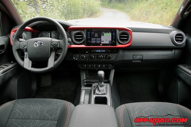 The new interior on the Tacoma gives the truck a much more modern and fresh appearance.