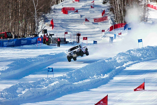 The course for the 2015 Frozen Rush is built on the slopes at Sunday River Resort in Newry, Maine. Photo: Brian Nevins